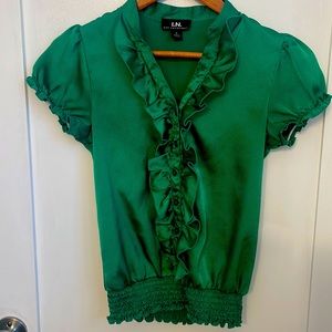 Holiday Party Glam Blouse (size sm)